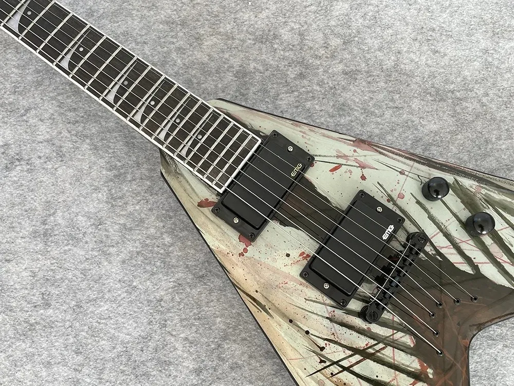 40 inches Shaped V Dovetail Flying Guitar, Rosewood Fingerboard,Active Pickup, High Quality guitar, In Stock,
40 inches Shaped V Dovetail Flying Guitar, Rosewood Fingerboard,Active Pickup, High Quality guitar, In Stock,