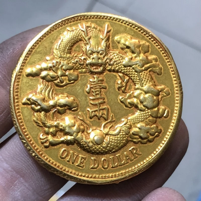 Collectible Gilded Free Shipping Ancient Coins Guangxu Gold Coins Qing Dynasty Xuantong Qing Dynasty Dragon Gold Coins Imperial
Collectible Gilded Free Shipping Ancient Coins Guangxu Gold Coins Qing Dynasty Xuantong Qing Dynasty Dragon Gold Coins Imperial