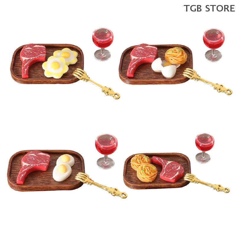 1Set Simulated Steak Red Wine Glass Pasta Kit Model Kitchen Food Decoration
1Set Simulated Steak Red Wine Glass Pasta Kit Model Kitchen Food Decoration