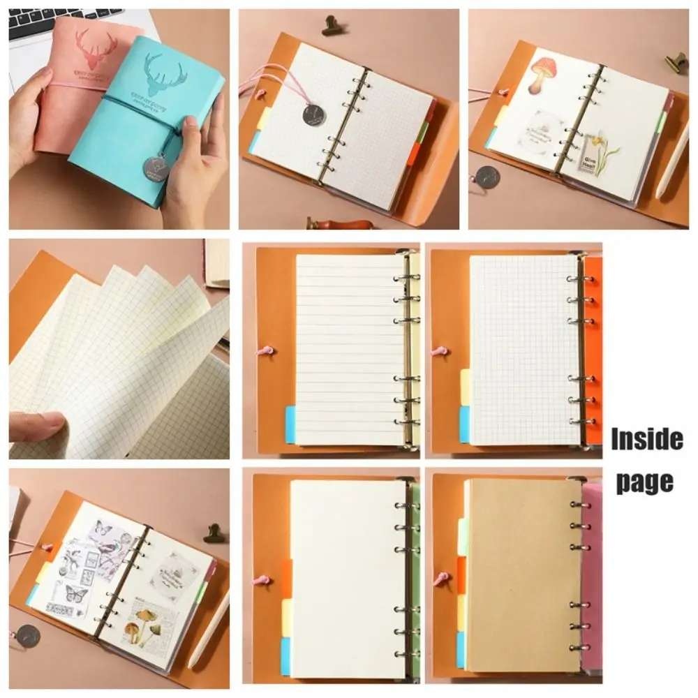 Simple A6 Vintage Notebook Blank Line Grid PU Leather Notebook Stationery Writing Supplies Retro Notepad Personalized Gift
Simple A6 Vintage Notebook Blank Line Grid PU Leather Notebook Stationery Writing Supplies Retro Notepad Personalized Gift