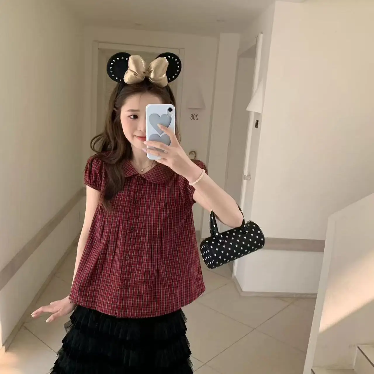 Onalippa New Vintage Plaid Bubble Shirt Designed Summer Slim Fit Plaid Pattern Slimming Shirts Stylish Short Sleeved Top
Onalippa New Vintage Plaid Bubble Shirt Designed Summer Slim Fit Plaid Pattern Slimming Shirts Stylish Short Sleeved Top