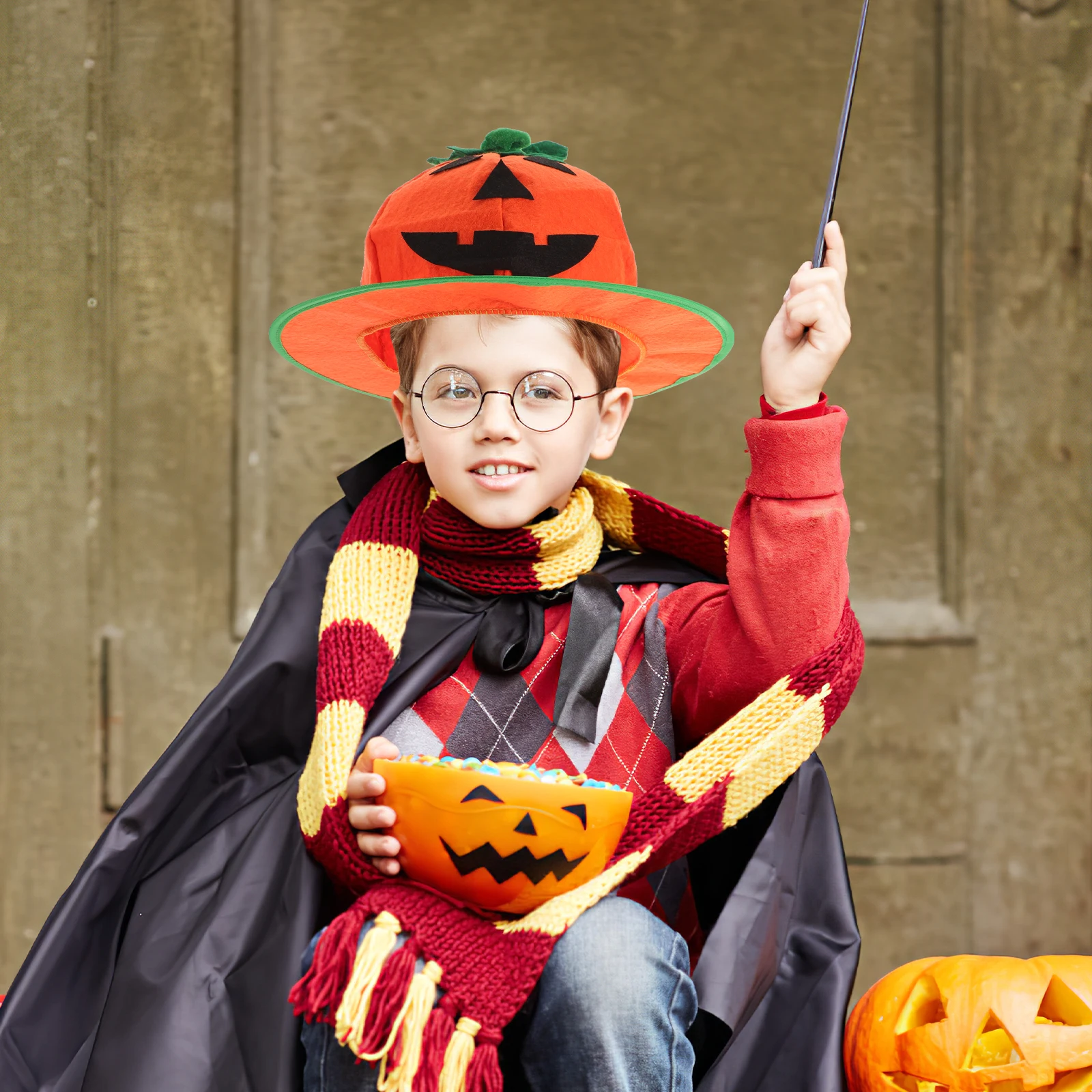 Pumpkin Hat Props Costume Child Decor Halloween Knitted Stage Performance Show Cap Party
Pumpkin Hat Props Costume Child Decor Halloween Knitted Stage Performance Show Cap Party