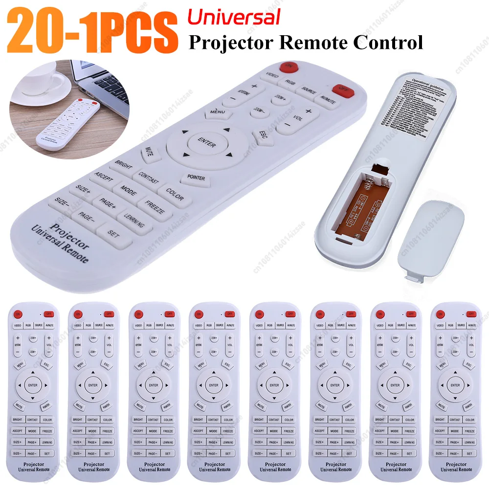 1/5/10/20PCS Multifunctional Projector Universal Remote Control Replacement Projector Remote Control Smart Projector Controller
1/5/10/20PCS Multifunctional Projector Universal Remote Control Replacement Projector Remote Control Smart Projector Controller
