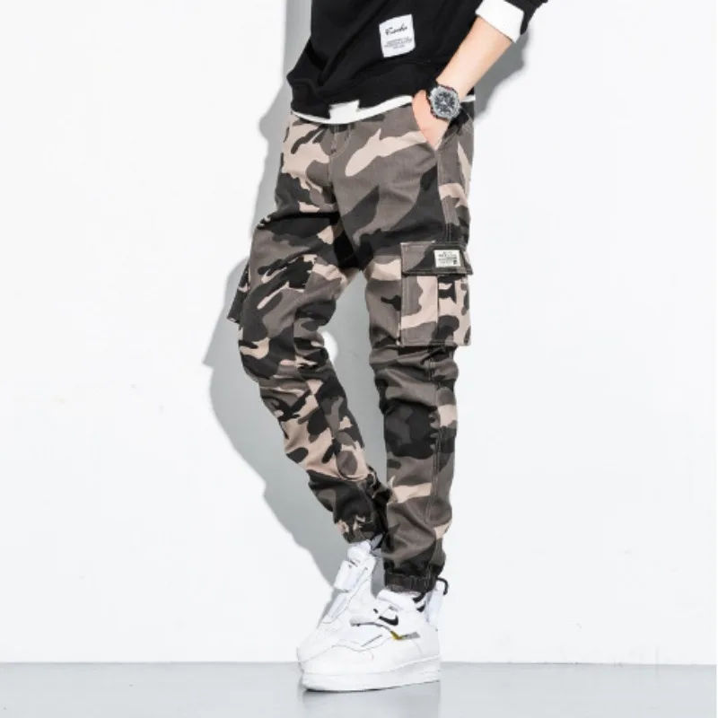 Spring Autumn Men's Nine-point Camouflage Pants New Casual Pants Men's Sports Leggings Men's Korean Version Overalls Cargo Pants
Spring Autumn Men's Nine-point Camouflage Pants New Casual Pants Men's Sports Leggings Men's Korean Version Overalls Cargo Pants