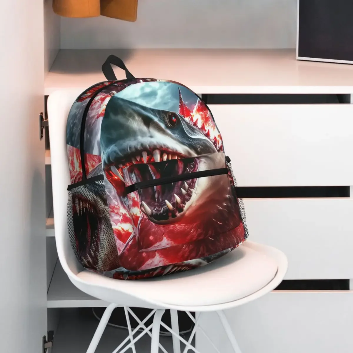 Shark Cartoon Animal Student Backpack School Bag Hiking Travel Daypack for Men Women Fashion Bookbag Shoulder Bags
Shark Cartoon Animal Student Backpack School Bag Hiking Travel Daypack for Men Women Fashion Bookbag Shoulder Bags