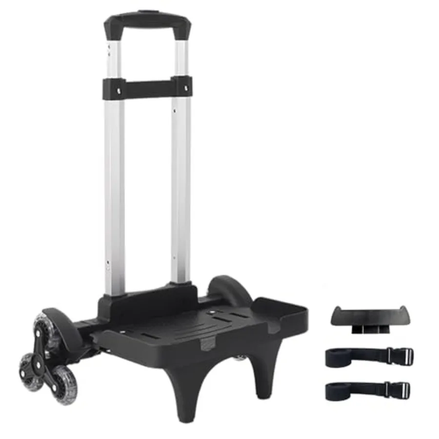 Foldable Backpack Luggage Portable Rolling Cart Strap and Base, Heavy Duty Aluminum Folding Hand Truck for Travel, Commuting, U
Foldable Backpack Luggage Portable Rolling Cart Strap and Base, Heavy Duty Aluminum Folding Hand Truck for Travel, Commuting, U