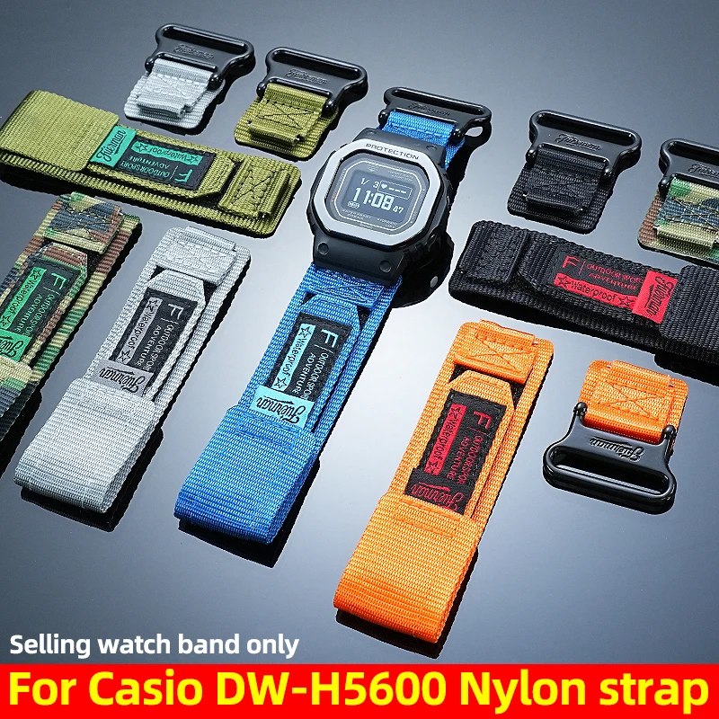 Нейлоновый ремешок DW-H5600 для Casio G-SHOCK 3516 DW-H5600MB, модифицированный спортивный дышащий холщовый ремешок для часов, мужской браслет, аксессуар
Нейлоновый ремешок DW-H5600 для Casio G-SHOCK 3516 DW-H5600MB, модифицированный спортивный дышащий холщовый ремешок для часов, мужской браслет, аксессуар