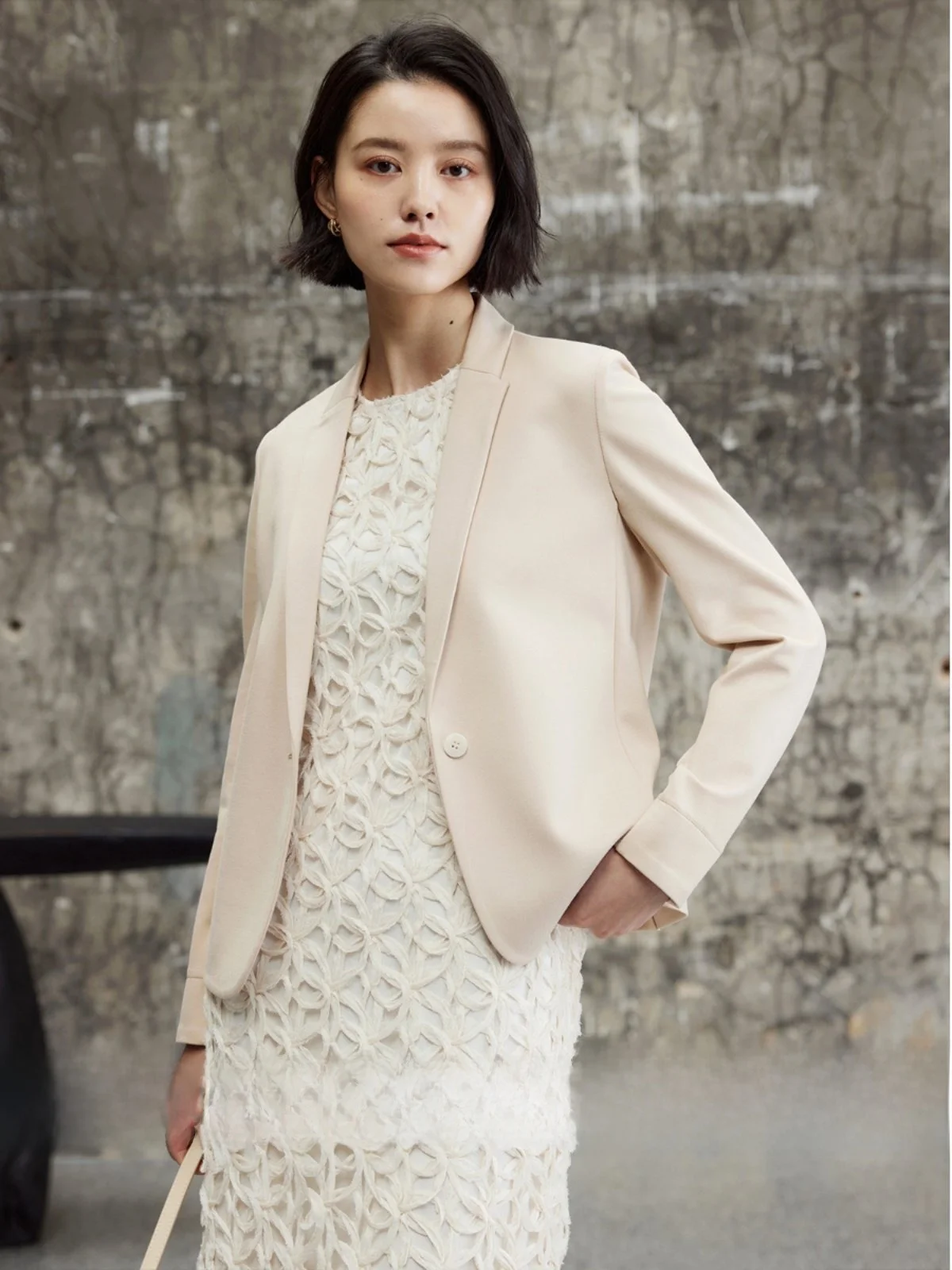 Zhimai Rihua Slim Fit ort Suit Jaet Women's Elastic Thin Profional Quali Casual Sle Commute Suitable Faion
Zhimai Rihua Slim Fit ort Suit Jaet Women's Elastic Thin Profional Quali Casual Sle Commute Suitable Faion