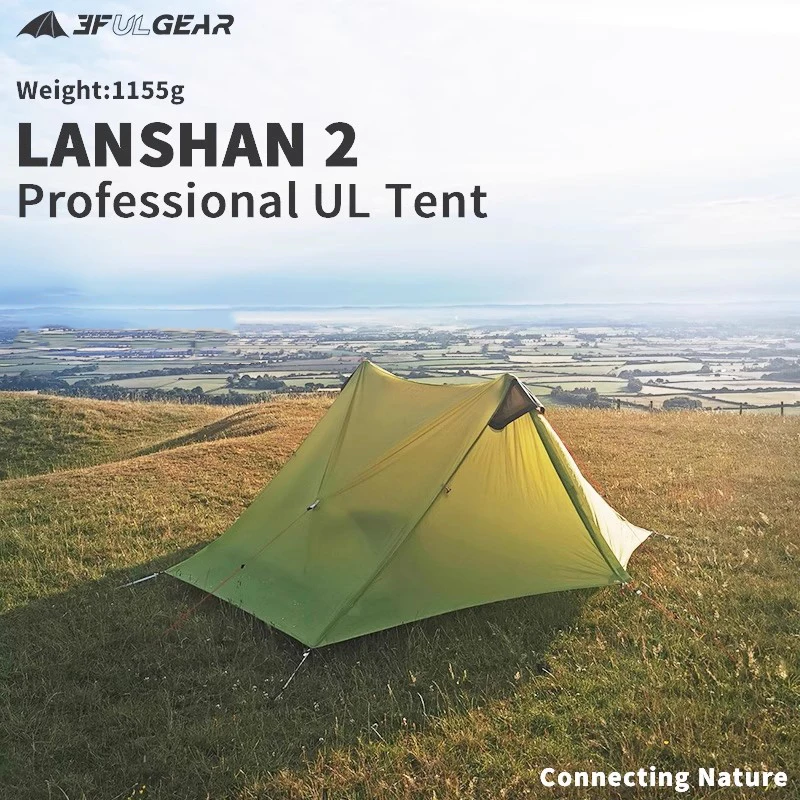 3F UL GEAR LanShan 2 Ultralight Tent Outdoor Camping 2 Person 3/4 Season Professional Waterproof 15D Nylon Rodless Tent Travel
3F UL GEAR LanShan 2 Ultralight Tent Outdoor Camping 2 Person 3/4 Season Professional Waterproof 15D Nylon Rodless Tent Travel