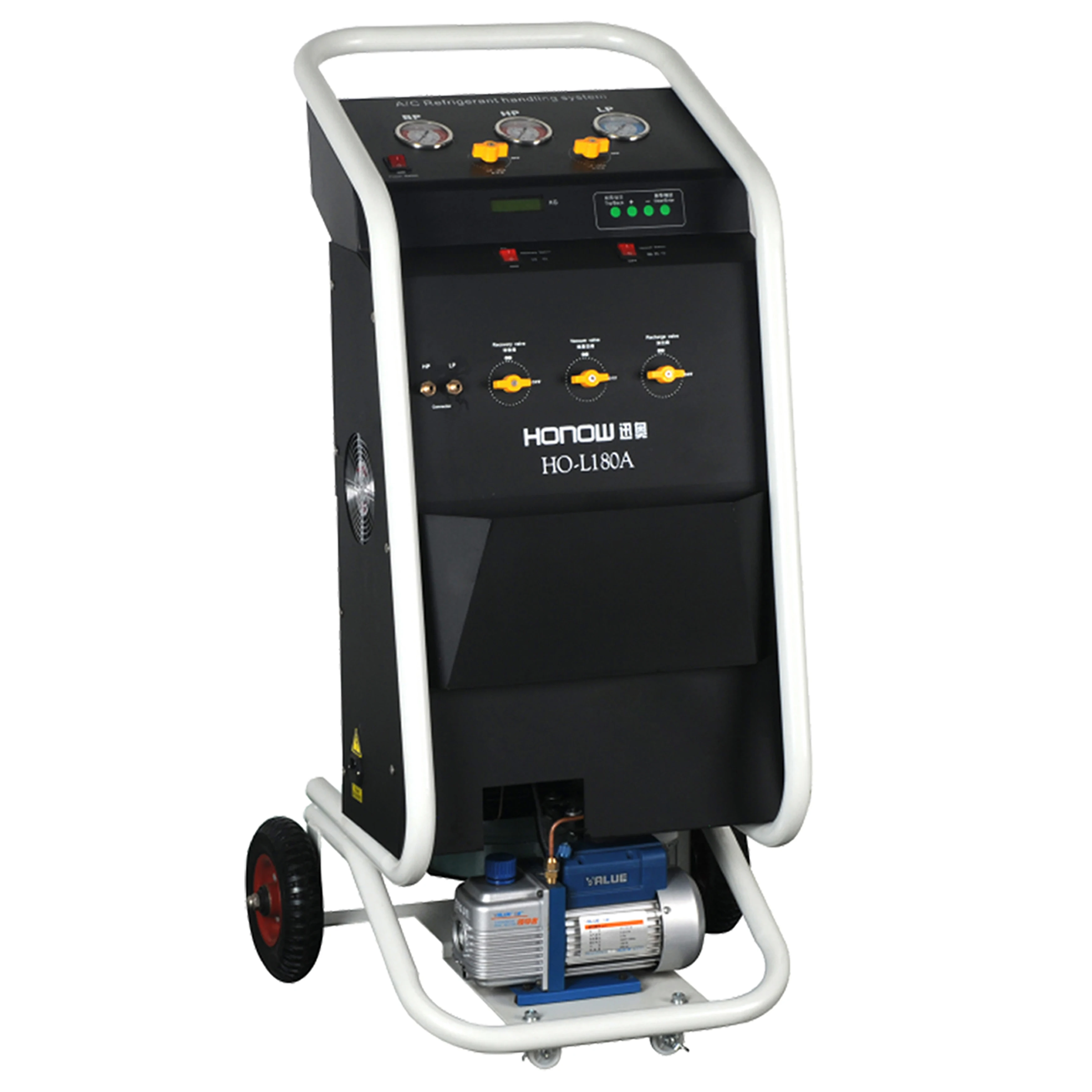 Model HO-L180A A/C Refrigerant Recovery & Charging Machine With Manual Operation
Model HO-L180A A/C Refrigerant Recovery & Charging Machine With Manual Operation