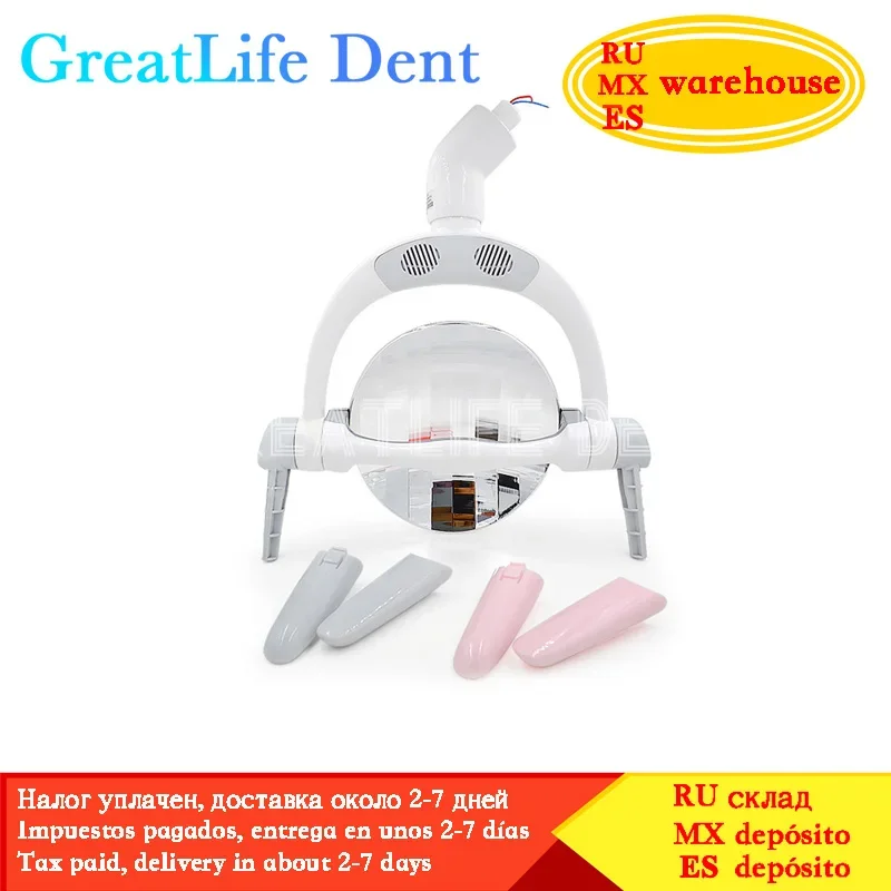 GreatLife Dent New Reflectance Dental Oral Lamp Shadowless Effect Dental Led Lights with Sensor for Dental Unit
GreatLife Dent New Reflectance Dental Oral Lamp Shadowless Effect Dental Led Lights with Sensor for Dental Unit