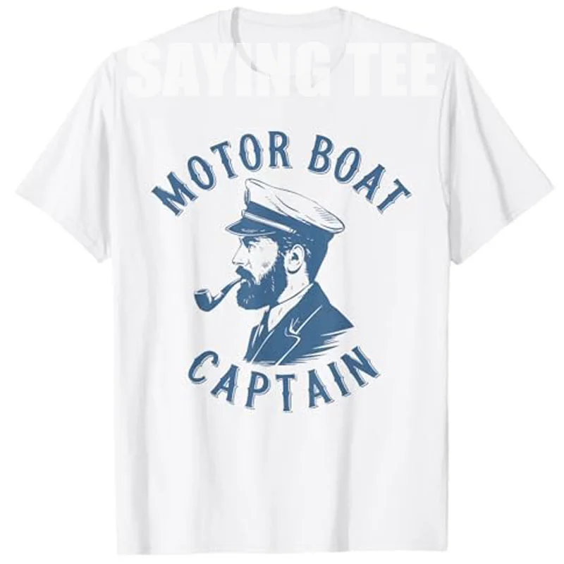Funny Motor Boat Captain T-Shirt Men's Fashion Boating Lover Graphic Outfit Summer Fashion Short Sleeve Saying Tee Novelty Gift
Funny Motor Boat Captain T-Shirt Men's Fashion Boating Lover Graphic Outfit Summer Fashion Short Sleeve Saying Tee Novelty Gift