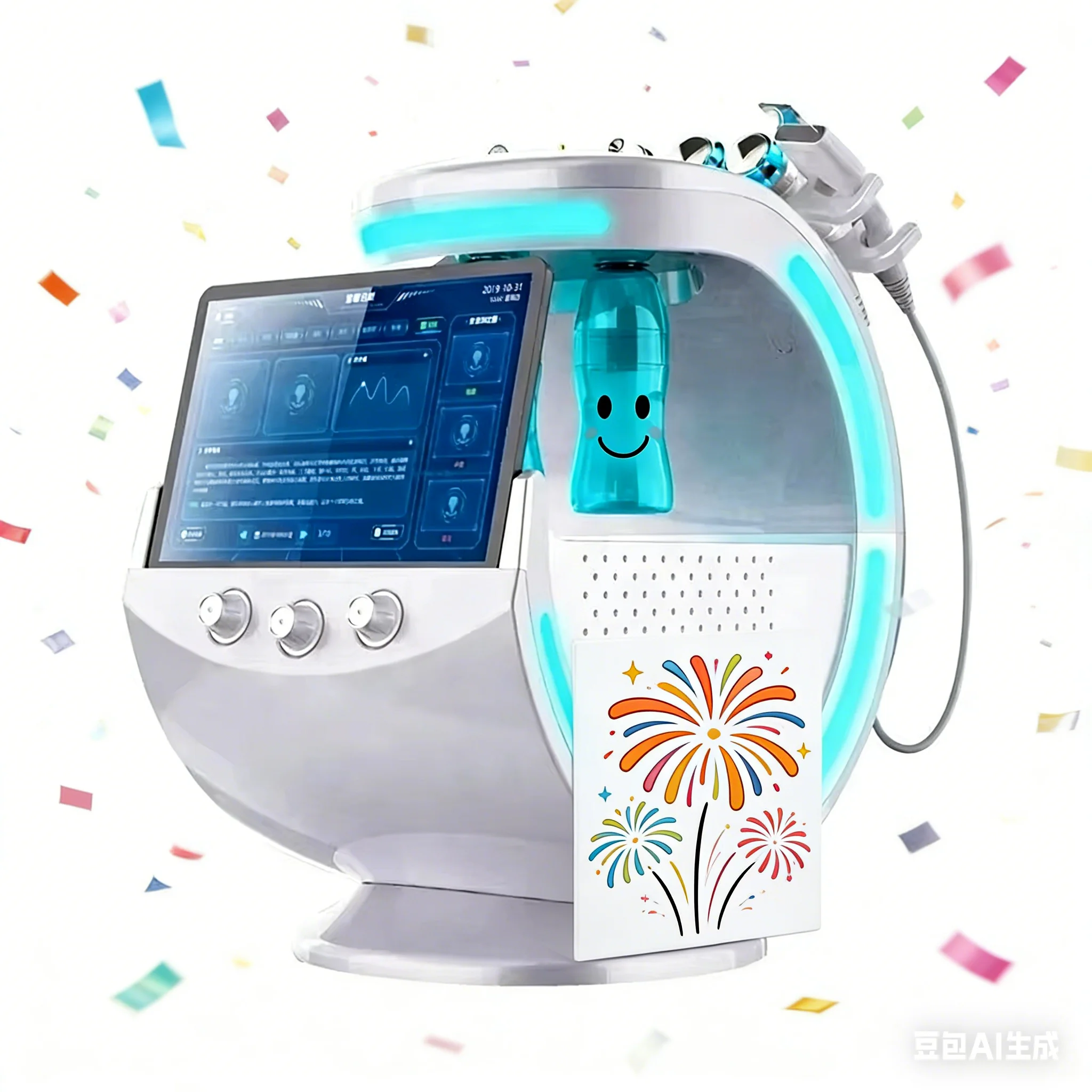 7-In-1 Multi-Functional Beauty Machine For Facial Skin Cleaning Skin Care Exfoliation Skin Rejuvenation And Wrinkle Removal
7-In-1 Multi-Functional Beauty Machine For Facial Skin Cleaning Skin Care Exfoliation Skin Rejuvenation And Wrinkle Removal