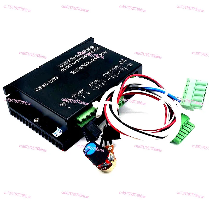 WS55-220S 3 Phase Brushless DC Motor Driver Controller 24-50V 600W CNC Spindle BLDC Motor Driver Controller
WS55-220S 3 Phase Brushless DC Motor Driver Controller 24-50V 600W CNC Spindle BLDC Motor Driver Controller