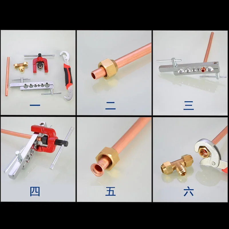 1Pcs Flareless Flared Copper Tube Connector, AC Refrigeration Equal Tee Fitting, No Solder Flare Joint for 8mm/10mm Copper Pipe
1Pcs Flareless Flared Copper Tube Connector, AC Refrigeration Equal Tee Fitting, No Solder Flare Joint for 8mm/10mm Copper Pipe