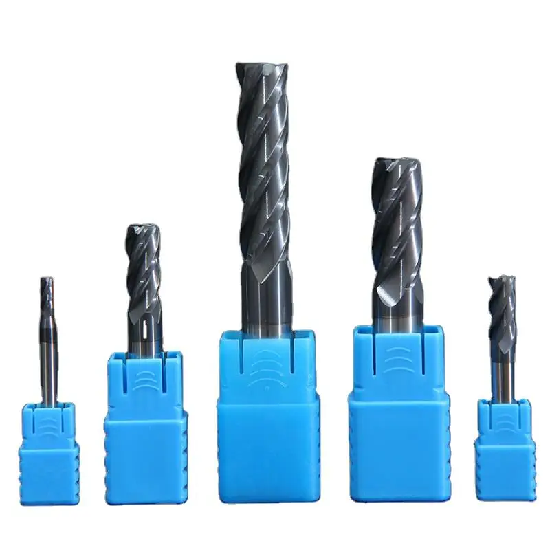 HRC50 4 Flute Carbide End Mill Square Flat Nose Milling Cutter For Steel Iron Metal CNC Router Bit Tools 4/6/8/10/12mm
HRC50 4 Flute Carbide End Mill Square Flat Nose Milling Cutter For Steel Iron Metal CNC Router Bit Tools 4/6/8/10/12mm
