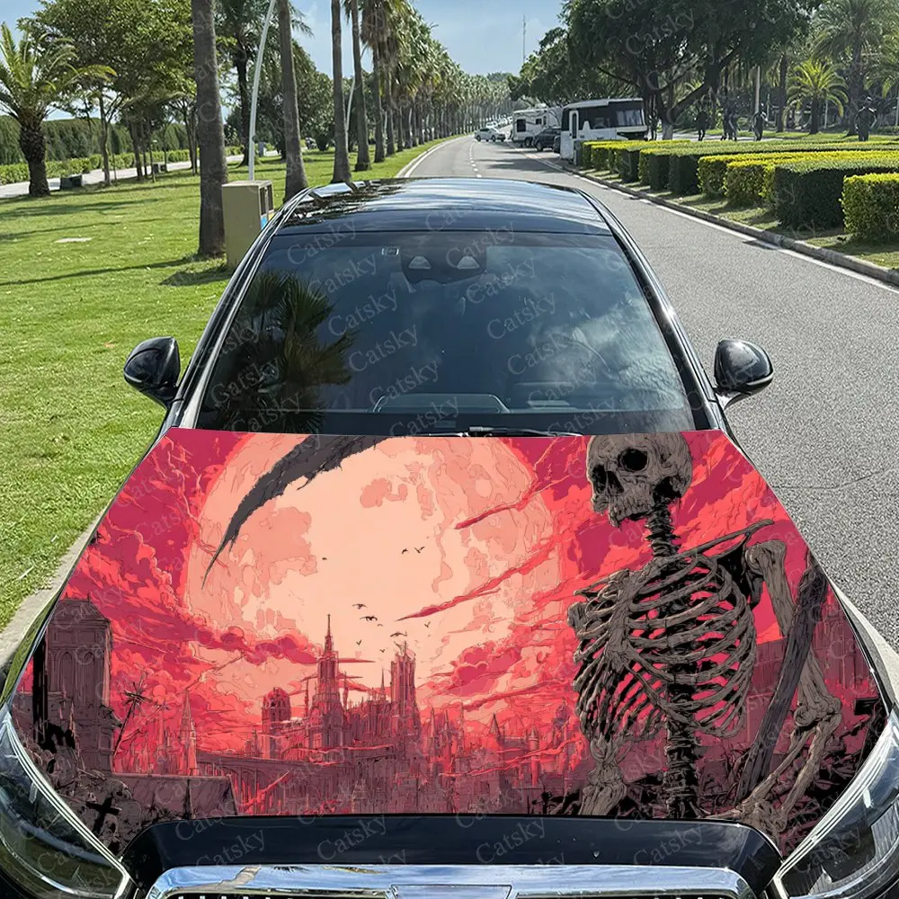 Eerie Red Moon Skeleton Knight Car Cover Sticker, Auto Hood Decal, Car Exterior Scratch Resistant Decal, Trendy Gift for Car Lov
Eerie Red Moon Skeleton Knight Car Cover Sticker, Auto Hood Decal, Car Exterior Scratch Resistant Decal, Trendy Gift for Car Lov