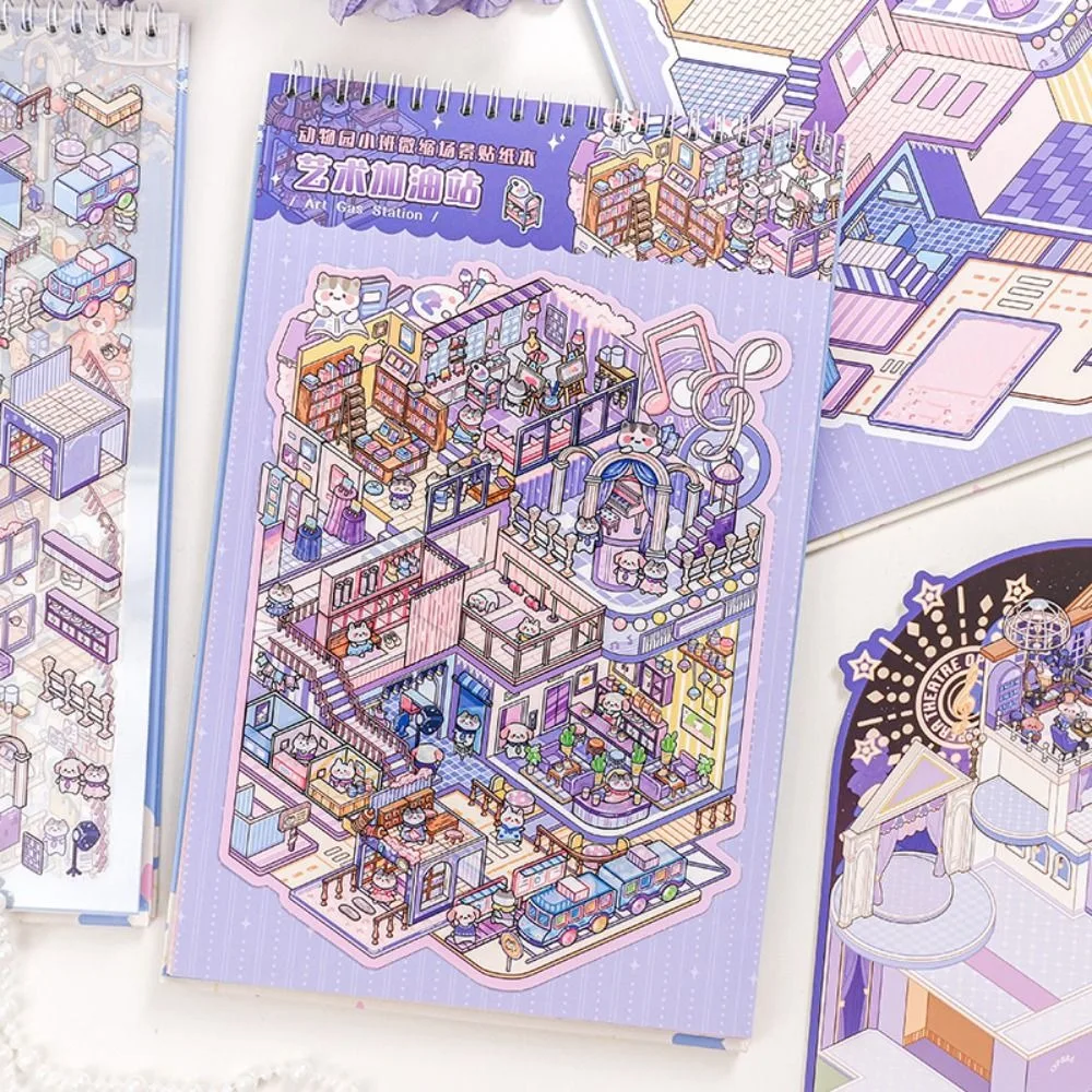 Прочный Kawaii PET миниатюрная коллекция сцен, визуальное укладка, наклейки с мультяшной сцены, сделай сам, супер большой пейзаж, наклейка, книга
Прочный Kawaii PET миниатюрная коллекция сцен, визуальное укладка, наклейки с мультяшной сцены, сделай сам, супер большой пейзаж, наклейка, книга