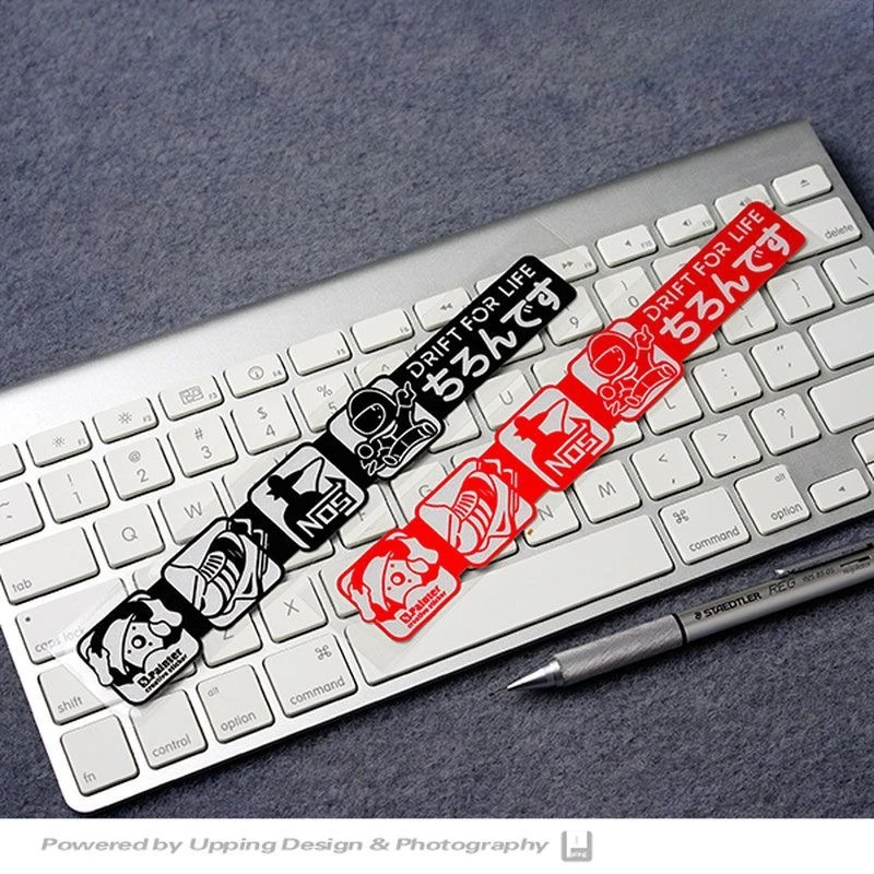 JDM Drift Racing Style Stickers Waterproof Vinyl Decals with Cartoon & Japanese Text, for Car, Laptop, Motorcycle Helmet
JDM Drift Racing Style Stickers Waterproof Vinyl Decals with Cartoon & Japanese Text, for Car, Laptop, Motorcycle Helmet