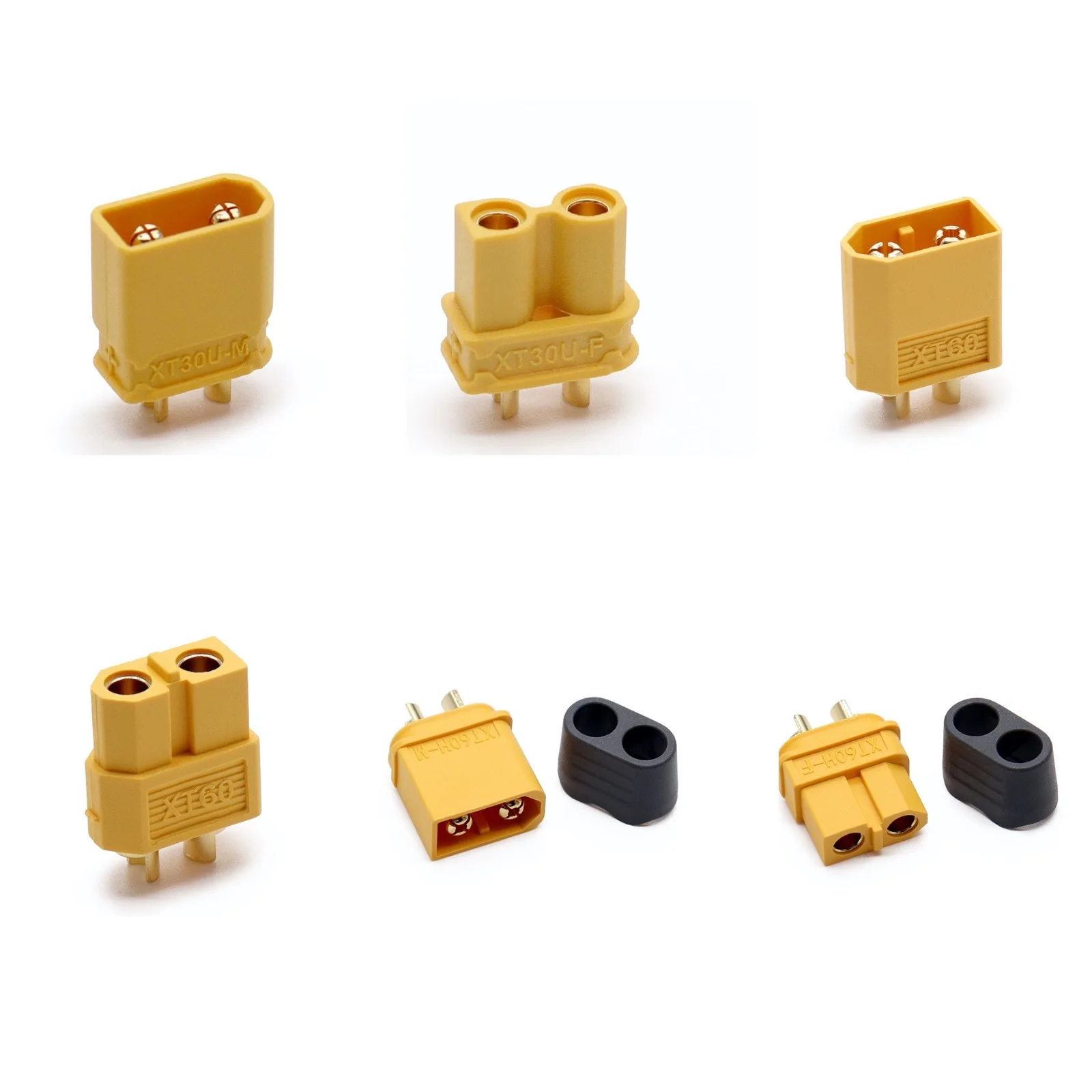 XT30U XT60 XT60H Bullet Connectors Plug For RC Quadcopter FPV Racing Drone Lipo Battery
XT30U XT60 XT60H Bullet Connectors Plug For RC Quadcopter FPV Racing Drone Lipo Battery