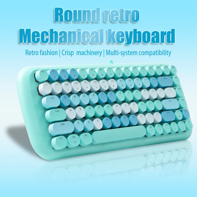 Mofii Candy M Wired Mechanical Keyboard 84 Keys Gaming Keyboard with Blue Switch White Backlight Multimedia Shortcuts Keyboard
Mofii Candy M Wired Mechanical Keyboard 84 Keys Gaming Keyboard with Blue Switch White Backlight Multimedia Shortcuts Keyboard