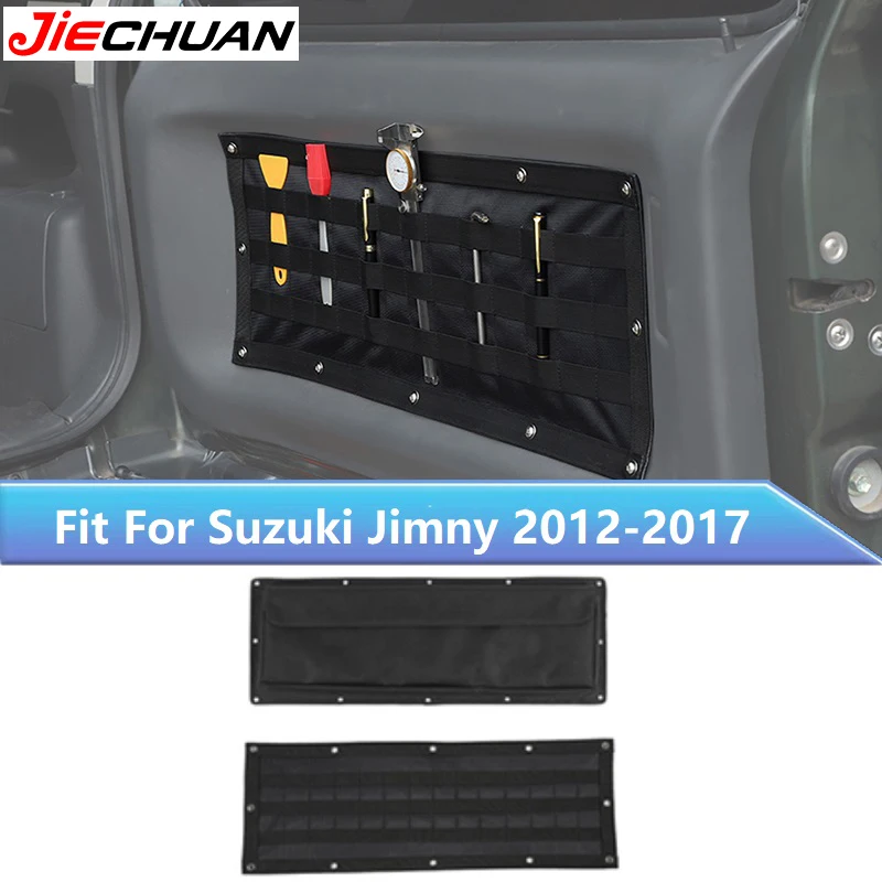 JIECHUAN подходит для Suzuki Jimny 2012-2017, автомобильная сумка для хранения задних дверей, авто задняя дверь, органайзер для укладки, аксессуары
JIECHUAN подходит для Suzuki Jimny 2012-2017, автомобильная сумка для хранения задних дверей, авто задняя дверь, органайзер для укладки, аксессуары
