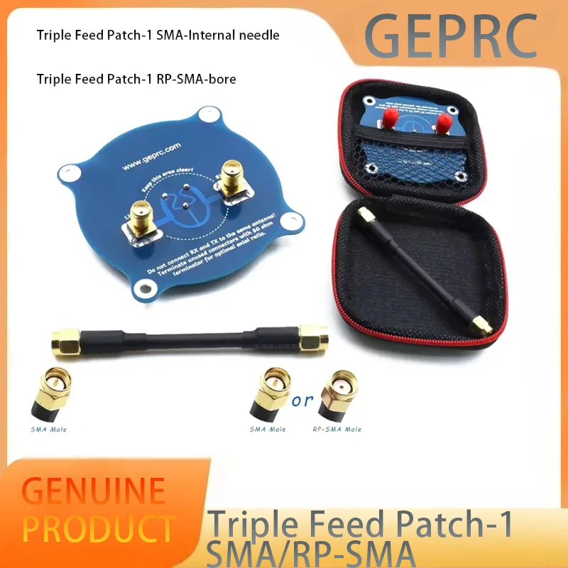 GEPRC Triple Feed Patch-1 5.8G 9.4DBI Circular Polarized FPV Antenna Compatible RHCP LHCP for RC Fatshark Skyzone FPV Goggle DIY
GEPRC Triple Feed Patch-1 5.8G 9.4DBI Circular Polarized FPV Antenna Compatible RHCP LHCP for RC Fatshark Skyzone FPV Goggle DIY
