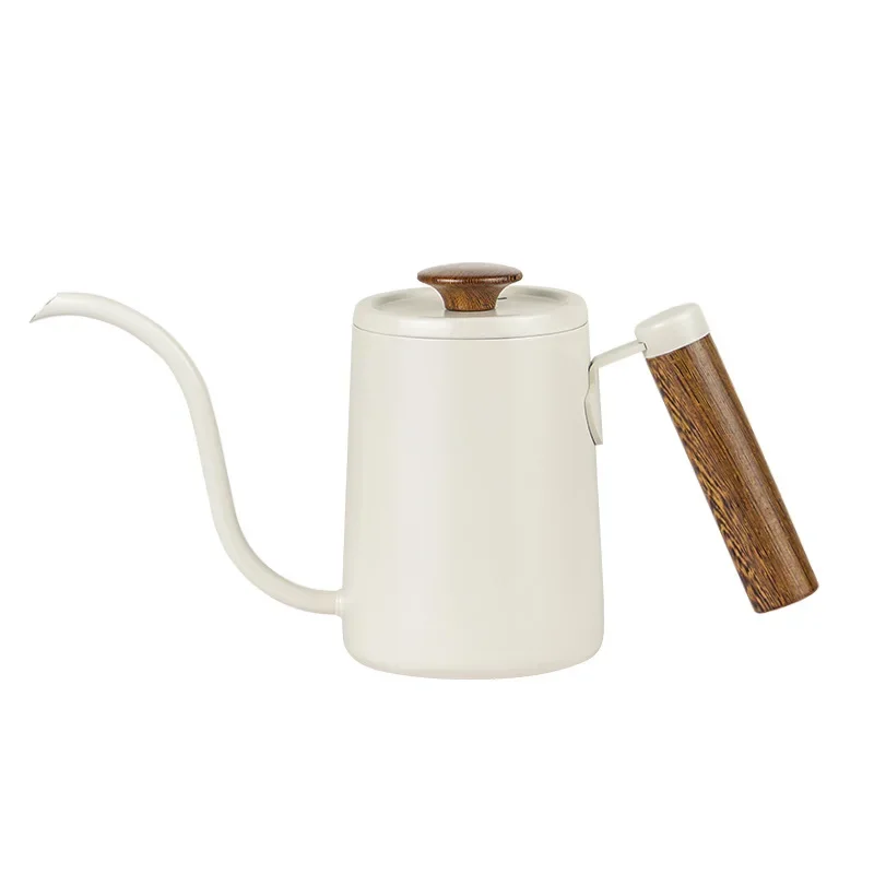 600ml Hand-washed Pot Chicken Wing Wood Handle 304 Stainless Steel Coffee Pot Drip Filter Coffee Slender Mouth Pot
600ml Hand-washed Pot Chicken Wing Wood Handle 304 Stainless Steel Coffee Pot Drip Filter Coffee Slender Mouth Pot