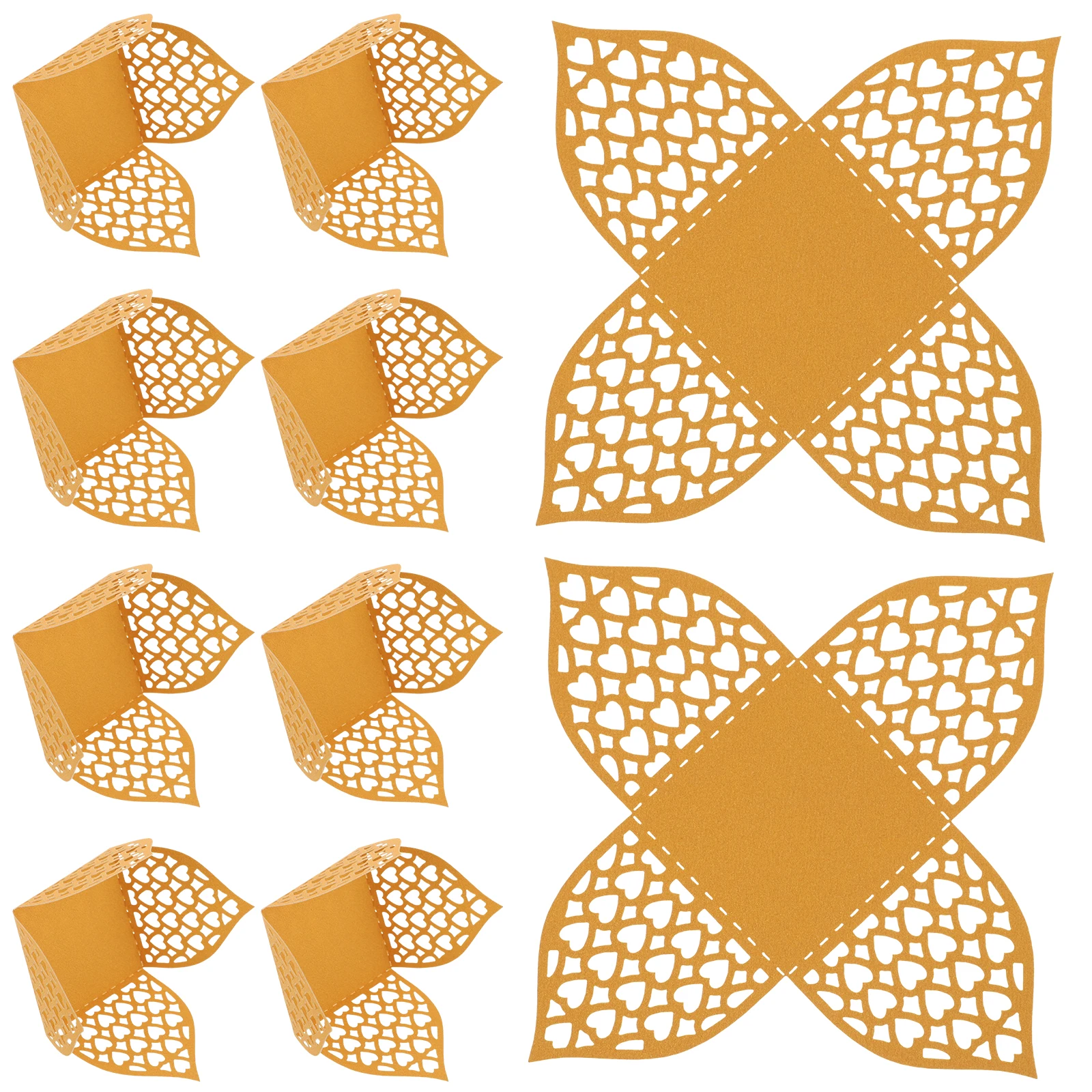 50pcs Chocolate Packaging Boxes Golden Heart Decorative Wrappers Party Wedding Candy Cups Truffle Hollow Paper
50pcs Chocolate Packaging Boxes Golden Heart Decorative Wrappers Party Wedding Candy Cups Truffle Hollow Paper