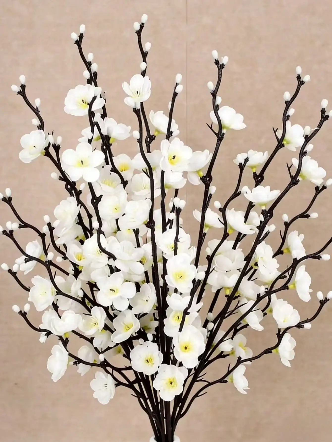14/12/6pcs Artificial White Plum Blossom, Lifelike Peach Flower, Suitable For Wedding Decoration, Room Decor, Home Decor, Bedroom, Office, Hotel, Garden, Party, Living Room, Valentine's Day, Gift For Mom
14/12/6pcs Artificial White Plum Blossom, Lifelike Peach Flower, Suitable For Wedding Decoration, Room Decor, Home Decor, Bedroom, Office, Hotel, Garden, Party, Living Room, Valentine's Day, Gift For Mom
