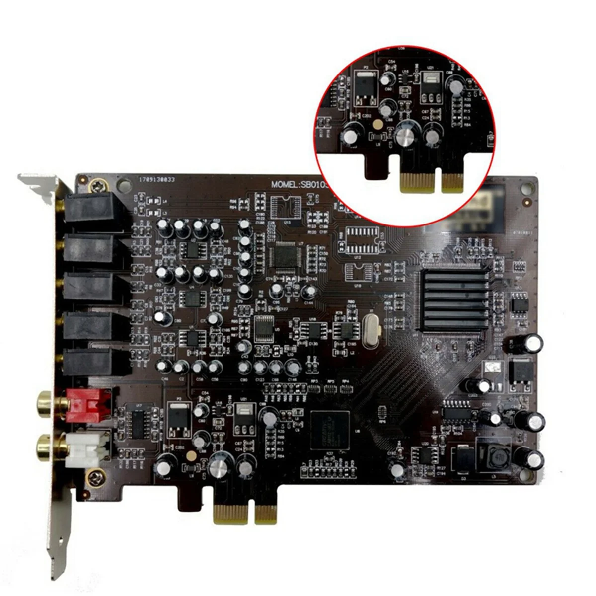 Звуковая карта BISMZ 5.1 PCI Express PCI-E Встроенный интерфейс с двойным выходом для окон ПК XP/7/8/10
Звуковая карта BISMZ 5.1 PCI Express PCI-E Встроенный интерфейс с двойным выходом для окон ПК XP/7/8/10