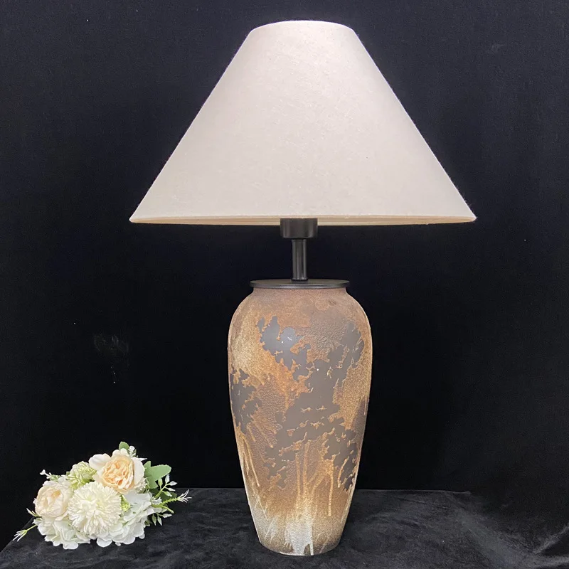 wabi-**** wind table lamp Jingdezhen ceramic lamp courtyard Japanese tea room retro Zen live stream atmosphere three-color
wabi-**** wind table lamp Jingdezhen ceramic lamp courtyard Japanese tea room retro Zen live stream atmosphere three-color