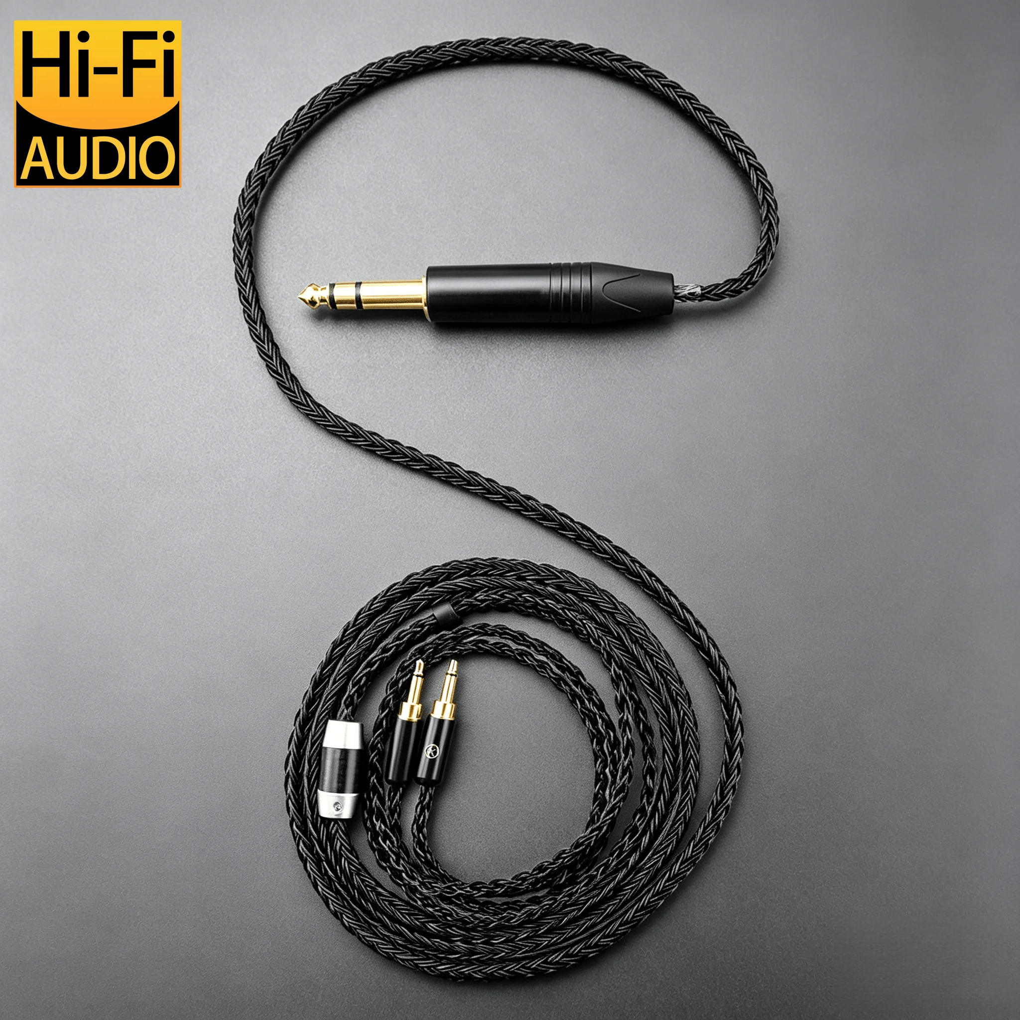 Audiophile 16-Core Headphone Replacement Wire, Dual 2.5mm Cable for SONY WM1A/NW-WM1Z & Hifiman HE/EDX Series
Audiophile 16-Core Headphone Replacement Wire, Dual 2.5mm Cable for SONY WM1A/NW-WM1Z & Hifiman HE/EDX Series