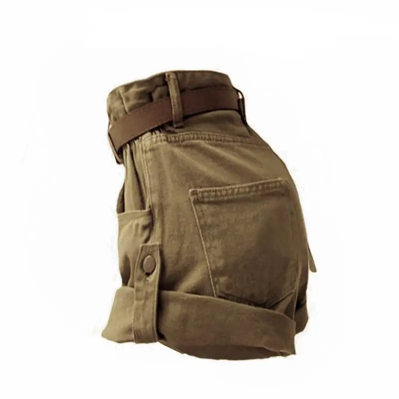 Large Size Brown Hemmed Denim Shorts Women's Style Spicy Girl Trendy Streetwear Summer Collection Other 100% Material
Large Size Brown Hemmed Denim Shorts Women's Style Spicy Girl Trendy Streetwear Summer Collection Other 100% Material