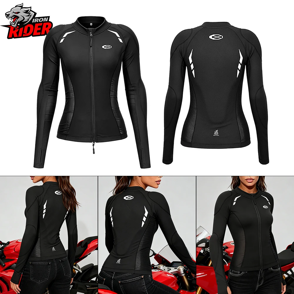 Women's Motorcycle Jacket Summer Breathable Reflective Riding Jacket Off-road Motorcycle Riding Armor Built-in Protective Gear
Women's Motorcycle Jacket Summer Breathable Reflective Riding Jacket Off-road Motorcycle Riding Armor Built-in Protective Gear
