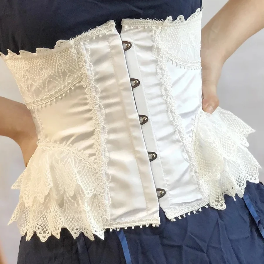Floral Lace Short Underbust Corset Sexy Female Wedding Evening Dress Corsets Luxury Court Princess Cosplay Top Bandage Girdle
Floral Lace Short Underbust Corset Sexy Female Wedding Evening Dress Corsets Luxury Court Princess Cosplay Top Bandage Girdle