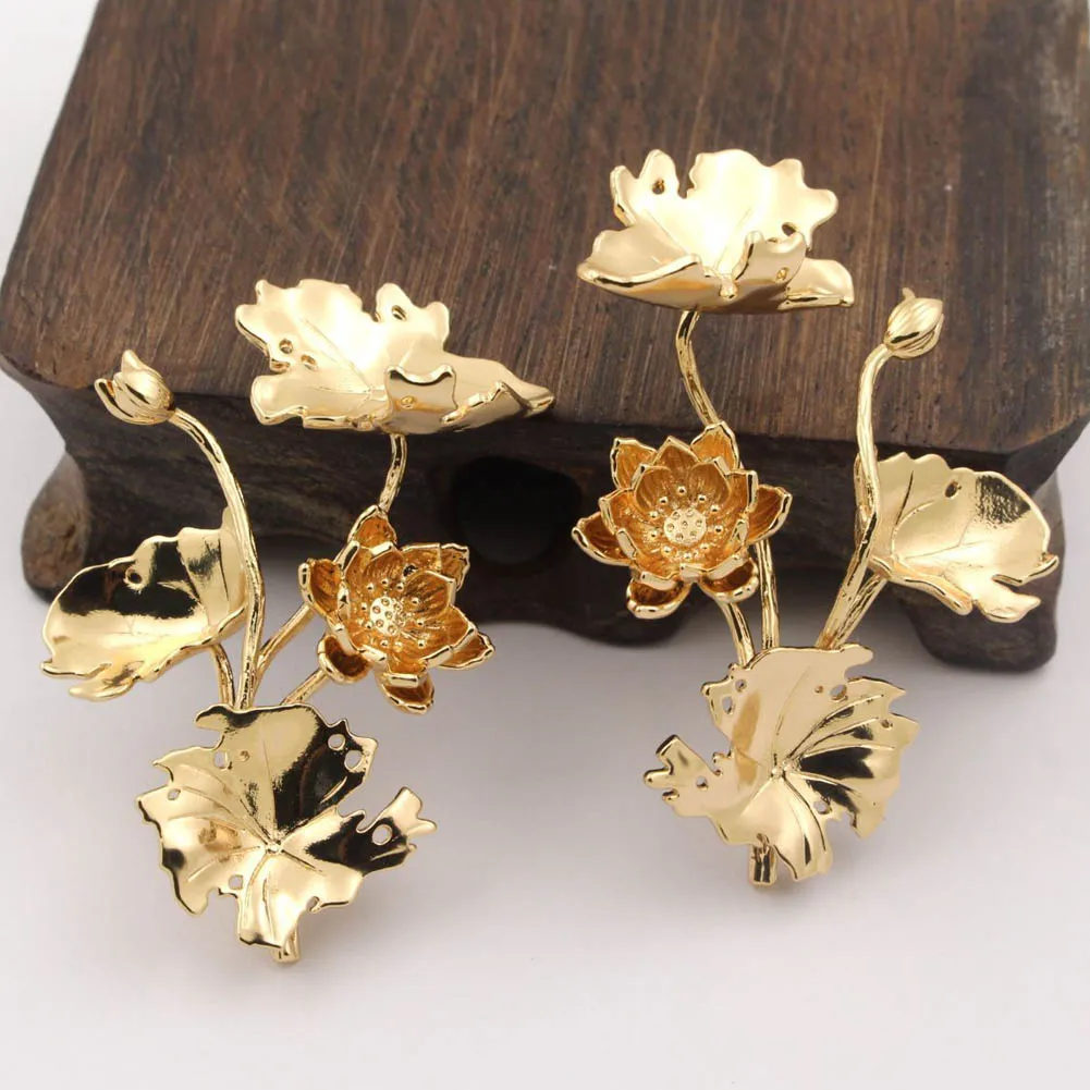 2pair 38x60mm Brass Casted Lotus Flower Leaf Branch Pendant Connector Decoration Quality DIY Bridal Wedding Jewelry Accessories
2pair 38x60mm Brass Casted Lotus Flower Leaf Branch Pendant Connector Decoration Quality DIY Bridal Wedding Jewelry Accessories
