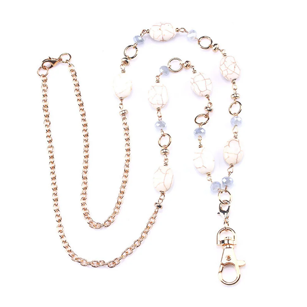 Women's Fashion Lanyard Necklace ID Badge Holder for Keys ID Badge Phone ID Necklace Beads Lanyard
Women's Fashion Lanyard Necklace ID Badge Holder for Keys ID Badge Phone ID Necklace Beads Lanyard