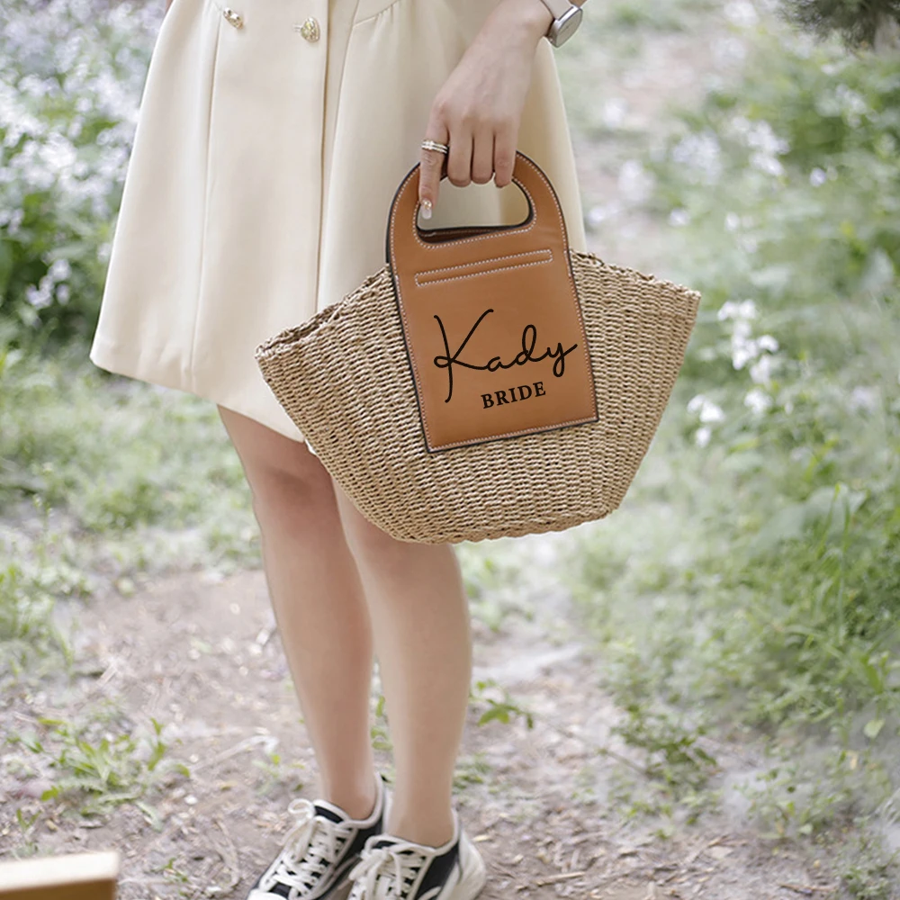 New Fashion Women Summer Straw Large Tote Bag Bride Bridesmaid Gifts Wedding Bag Personalized Party Favor Shopping Basket
New Fashion Women Summer Straw Large Tote Bag Bride Bridesmaid Gifts Wedding Bag Personalized Party Favor Shopping Basket
