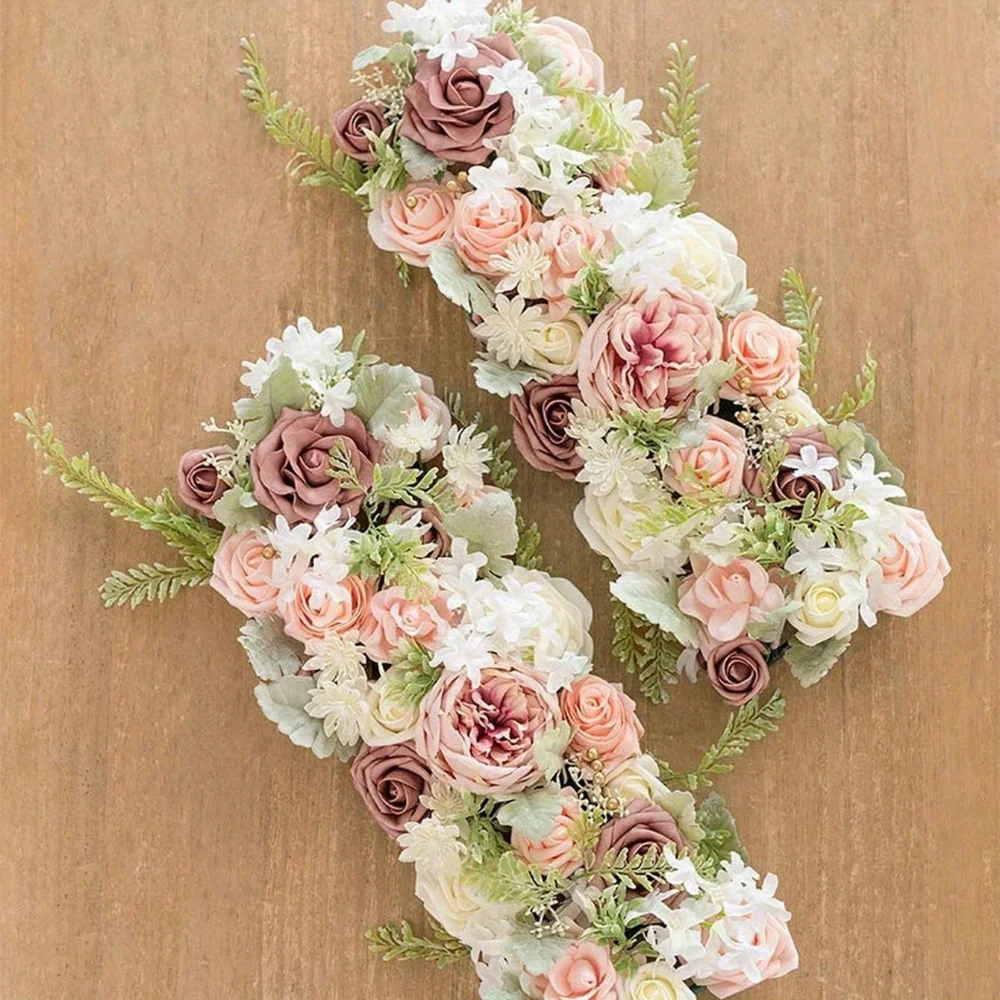 2Pcs/Kit Flower Table Row For Wedding Artificial Table Flower Arrangement Weeding Rose Floral Centerpieces For Reception Table R
2Pcs/Kit Flower Table Row For Wedding Artificial Table Flower Arrangement Weeding Rose Floral Centerpieces For Reception Table R