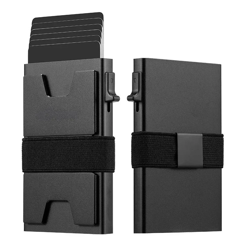 Slim Aluminum Durable Expandable Backplate RFID Blocking Minimalist Metal Pop Up Wallet Holds 12+ Cards Plus Cash
Slim Aluminum Durable Expandable Backplate RFID Blocking Minimalist Metal Pop Up Wallet Holds 12+ Cards Plus Cash