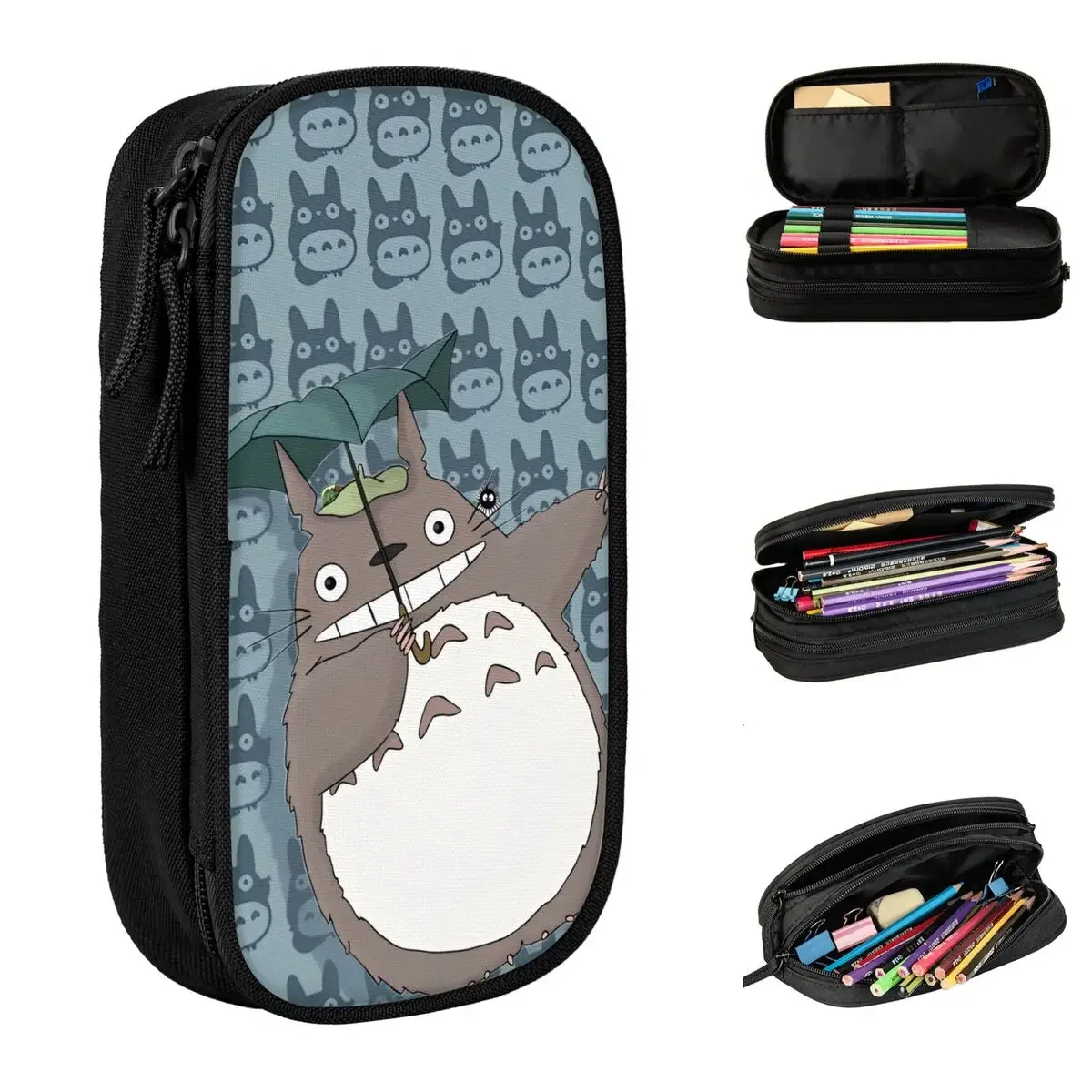 Cartoon Cute T-TotoroS Pencil Case Anime Pencilcases Pen Holder for Girls Boys Large Storage Bag Students School Gift Stationery
Cartoon Cute T-TotoroS Pencil Case Anime Pencilcases Pen Holder for Girls Boys Large Storage Bag Students School Gift Stationery
