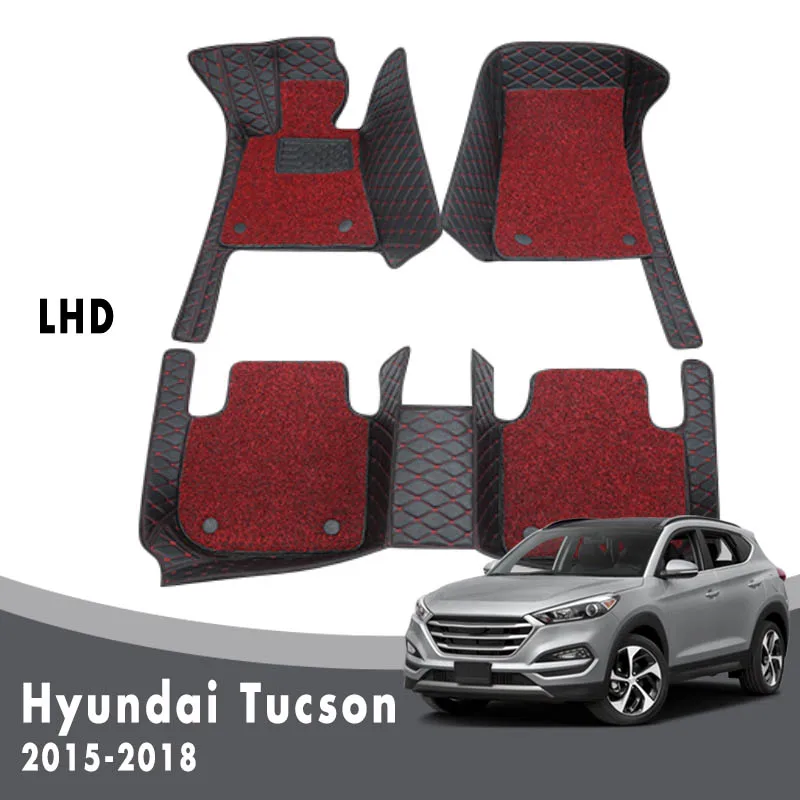 Car Floor Mats Carpets For Hyundai Tucson 2018 2017 2016 2015 Luxury Double Layer Wire Loop Auto Custom Protector Covers Rugs
Car Floor Mats Carpets For Hyundai Tucson 2018 2017 2016 2015 Luxury Double Layer Wire Loop Auto Custom Protector Covers Rugs