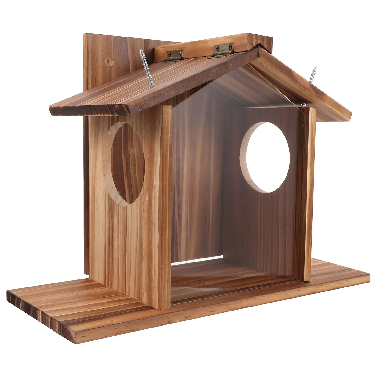 Squirrel Feeder Durable Wooden House Garden Feeding Container Storage Box Outdoor Pet Food Holder Attract Squirrels
Squirrel Feeder Durable Wooden House Garden Feeding Container Storage Box Outdoor Pet Food Holder Attract Squirrels