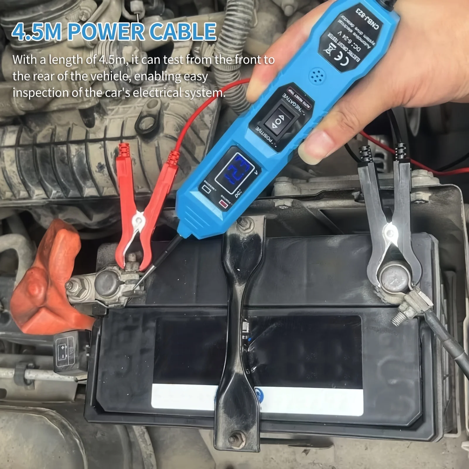 Circuit Tester,Electric Circuit Tester with Voltage Display LED Light, Car Power Circuit Probe Kit for 3.5-36V DC Vehicle
Circuit Tester,Electric Circuit Tester with Voltage Display LED Light, Car Power Circuit Probe Kit for 3.5-36V DC Vehicle
