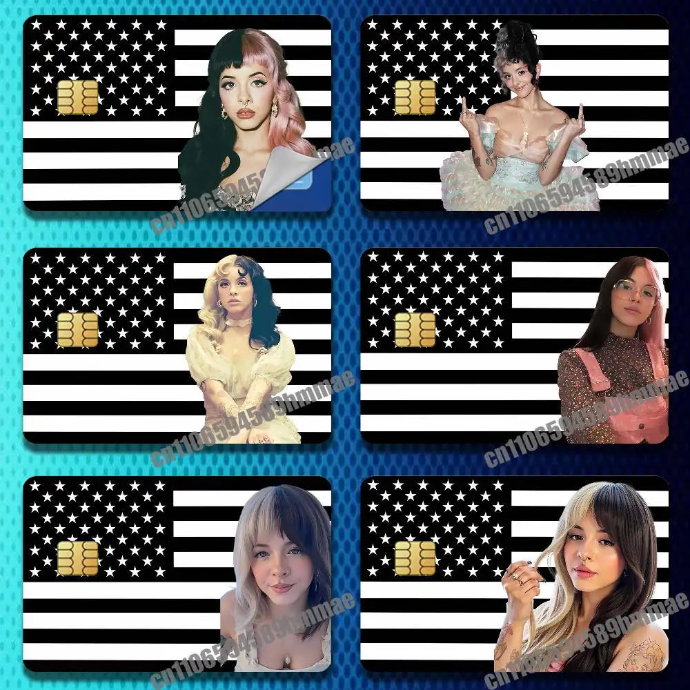 For Melanie Martinezs USA American Flag Sticker Paper Skin ID Bank Credit Metro Self-adhesive Card Cover Decoration
For Melanie Martinezs USA American Flag Sticker Paper Skin ID Bank Credit Metro Self-adhesive Card Cover Decoration