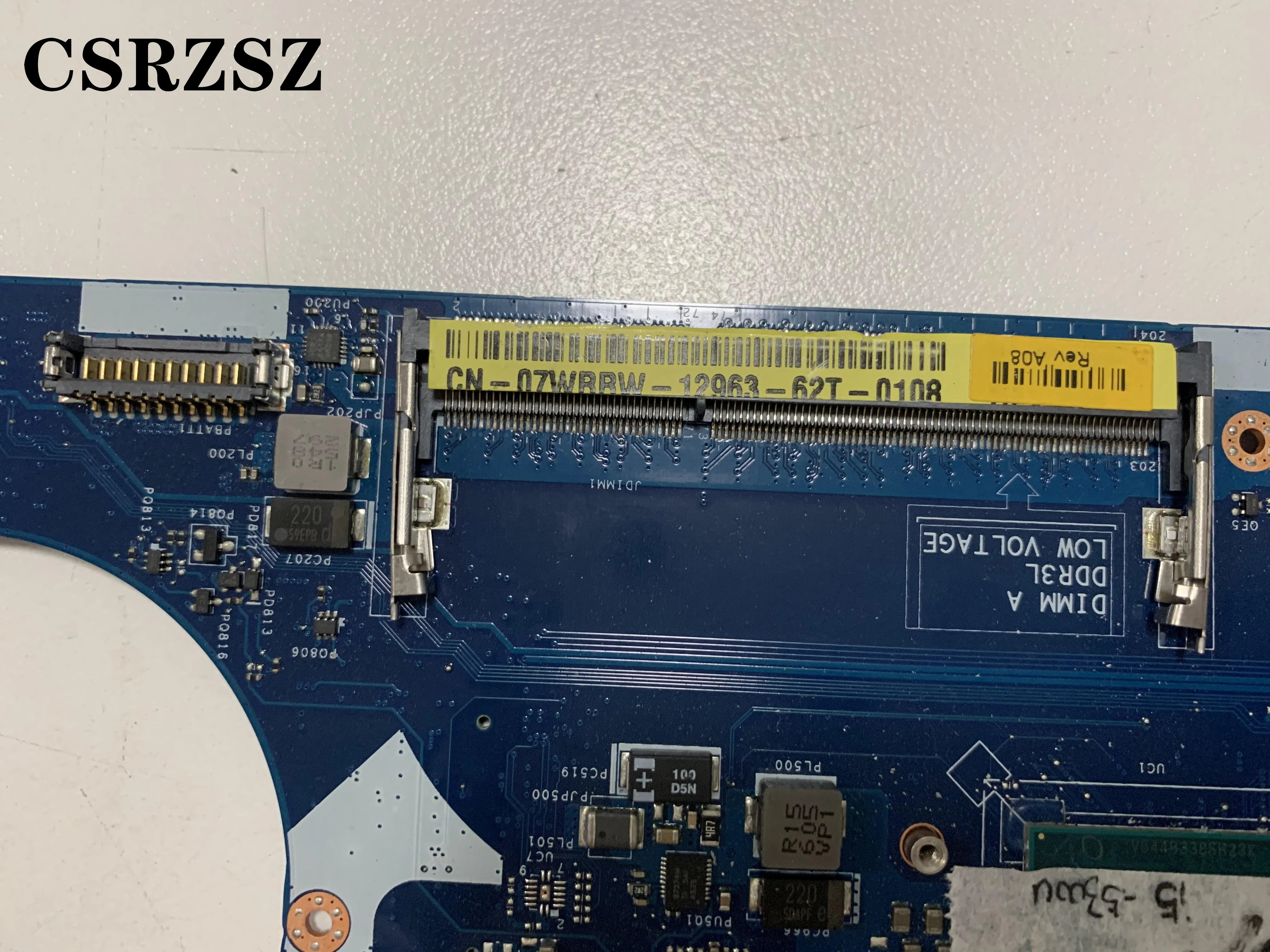 CN-07WRRW 07WRRW 7WRRW LA-A891P Материнская плата для ноутбука Dell Latitude E5250 с i5-5300u Тест всех функций 100%
CN-07WRRW 07WRRW 7WRRW LA-A891P Материнская плата для ноутбука Dell Latitude E5250 с i5-5300u Тест всех функций 100%