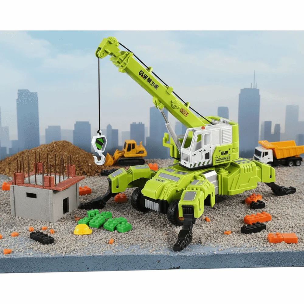 Rotating Function Transformable Engineering Vehicle Toys Lifting Function Plastic Material Diecast Car Model Alloy Material
Rotating Function Transformable Engineering Vehicle Toys Lifting Function Plastic Material Diecast Car Model Alloy Material