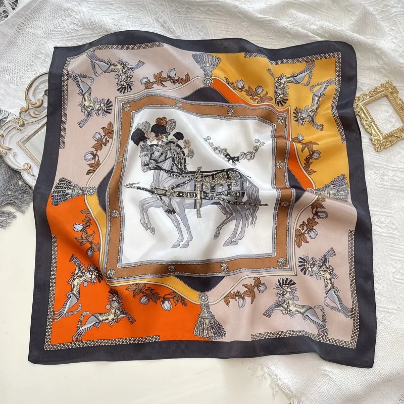 Vintage Equestrian Horse Print Satin Square Scarf Luxury Designer Neck Scarf Multi Use Hair Band Bag Handle Decor Ladies Gift
Vintage Equestrian Horse Print Satin Square Scarf Luxury Designer Neck Scarf Multi Use Hair Band Bag Handle Decor Ladies Gift