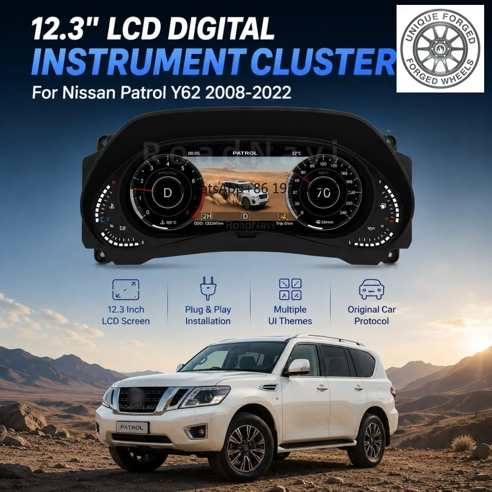 26style BC RoadNavi Car Auto Speedometer for Nissan Patrol Y62 QX56 QX80 2008-2022 LCD Digital Cluster Car Upgrade Dashboard Ins
26style BC RoadNavi Car Auto Speedometer for Nissan Patrol Y62 QX56 QX80 2008-2022 LCD Digital Cluster Car Upgrade Dashboard Ins